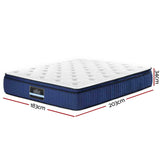 Mattress 34cm Thick – King Giselle Bedding Franky Euro Top Cool Gel Pocket Spring