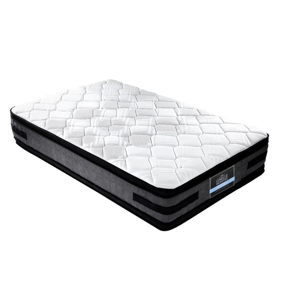 Mattress 36cm Thick – King Single Giselle Bedding Luna Euro Top Cool Gel Pocket Spring