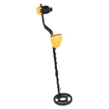 LCD Screen Metal Detector with Headphones - Yellow.