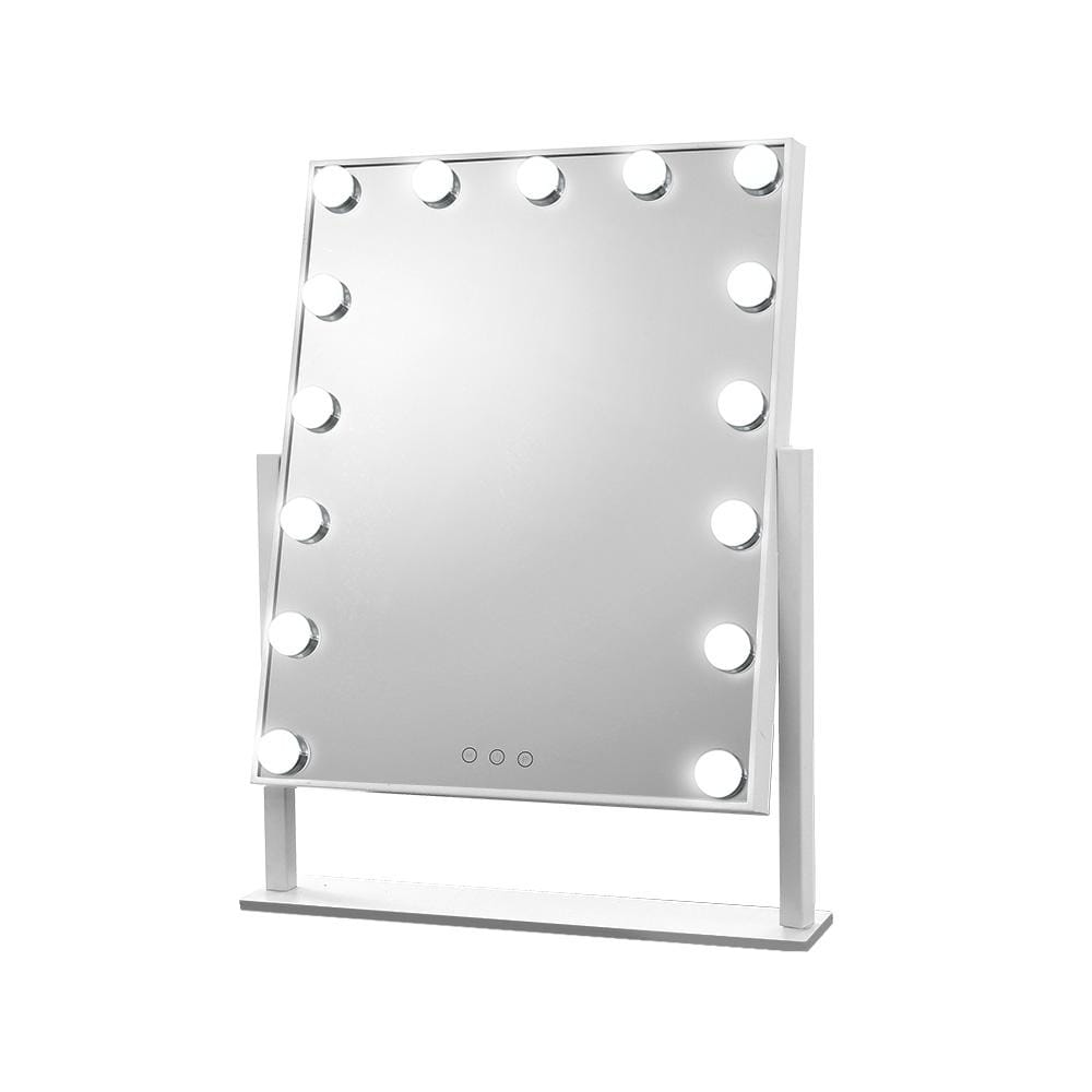 Hollywood Makeup Mirror with 15 Dimmable Bulb Lighted Dressing Mirror 40cm x 50 cm