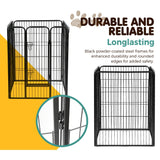 i.Pet 40" Pet Dog Playpen Kennel Puppy Enclosure Fence Cage Play Pen 8 Panel