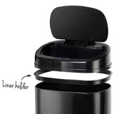 Motion Sensor Rubbish Bin 58L- Black