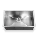 Cefito 70cm x 45cm Stainless Steel Kitchen Sink Under/Top/Flush Mount Silver