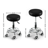 2x Levede Swivel Salon Barstool Hairdressing Stool Barber Chair Equipment Beauty