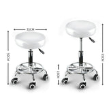 2x Levede Swivel Salon Barstool Hairdressing Stool Barber Chair Equipment Beauty