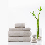 Royal Comfort 4 Piece Cotton Bamboo Towel Set 450GSM Luxurious Absorbent Plush  Sea Holly