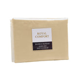 Royal Comfort Bamboo Blended Quilt Cover Set 1000TC Ultra Soft Luxury Bedding - Queen - Oatmeal