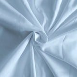 Royal Comfort 1000 Thread Count Bamboo Cotton Sheet and Quilt Cover Complete Set - Queen - Blue Fog