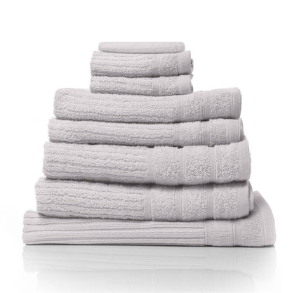 Royal Comfort Eden Egyptian Cotton 600GSM 8 Piece Luxury Bath Towels Set 8 Piece Holly