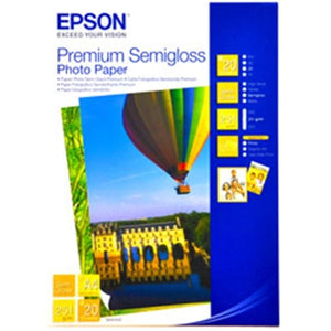 EPSON PREMIUM SEMI-GLOSS PAPER A4 QTY 20 SHEETS