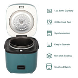 1.2L Mini Rice Cooker Travel Small Non-stick Pot For Cooking Soup Rice Stews