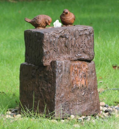 Dicky Bird Water Fountain with LED