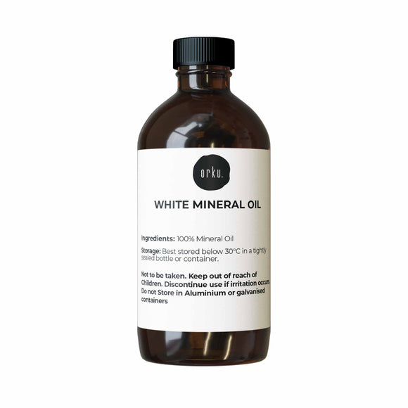 100ml White Mineral Oil - Liquid Paraffin Carrier for Essential Oils Skin Hair