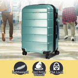 Olympus Artemis 28in Hard Shell Suitcase  ABS+PC - Electric Teal