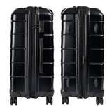 Olympus 3PC Artemis Luggage Set Hard Shell Suitcase ABS+PC  Jet Black