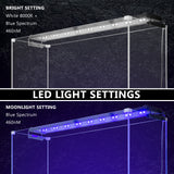 Dynamic Power 18W Aquarium Blue White LED Light for Tank 75-95cm