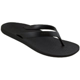 ARCHLINE Orthotic Thongs Arch Support Shoes Footwear Flip Flops Orthopedic - Black/Black - EUR 46