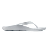 ARCHLINE Orthotic Thongs Arch Support Shoes Footwear Flip Flops Orthopedic - White/White - EUR 45