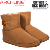 Archline Orthotic UGG Boots Slippers Arch Support Warm Orthopedic Shoes - Chestnut - EUR 41 (Women's US 10/Men's US 8)