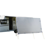 Pop Top Caravan Privacy Screen Sun Shade End Wall Roll Out Awning Side Extension