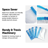 Travel Space Saver Saving Hand Roll Up Roller Seal No Vacuum Storage Bag x 20