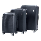 Delegate Suitcases Luggage Set 20" 24" 28" Carry On Trolley TSA Travel Bag