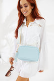 Cheeky X Vegan PU Leather Miami Crossbody - Light Blue