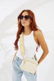 Cheeky X Vegan PU Leather California Crossbody - Ivory