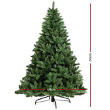 Jingle Jollys Christmas Tree 2.1m Green Xmas Tree Decorations 1000 Tips