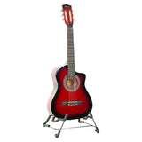 Pro Cutaway Acoustic Guitar with guitar bag - Red Burst Karrera 38in