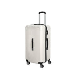 Slimbridge 28" Luggage Travel Suitcase Trolley Case Packing Waterproof TSA White