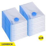 Vacuum Storage Bags Save Space Seal Compressing Clothes Quilt Organizer Saver 24x 110cm x 80cm