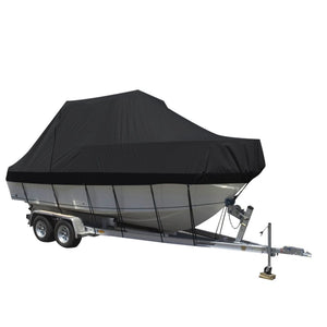 14-16 FT Boat Cover Trailerable Weatherproof 600D Jumbo Marine Heavy Duty