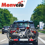 Monvelo Car Bike Rack Carrier 2/3 Bike Steel Foldable Hitch Mount Heavy Duty